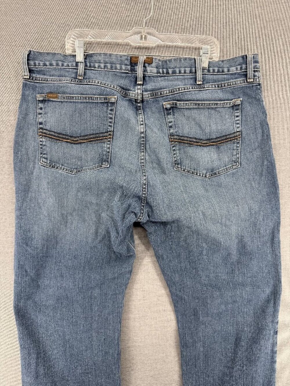 Ariat M4 Legacy Relaxed Boot Cut Jeans Mens 42x32 Blue Denim Pants Work Wear